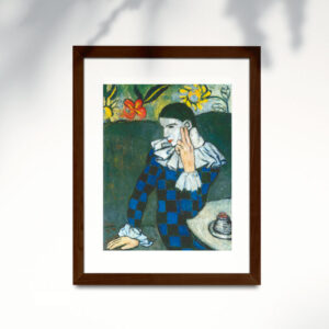 poster-picasso-paspartu-arlequin-oscuro