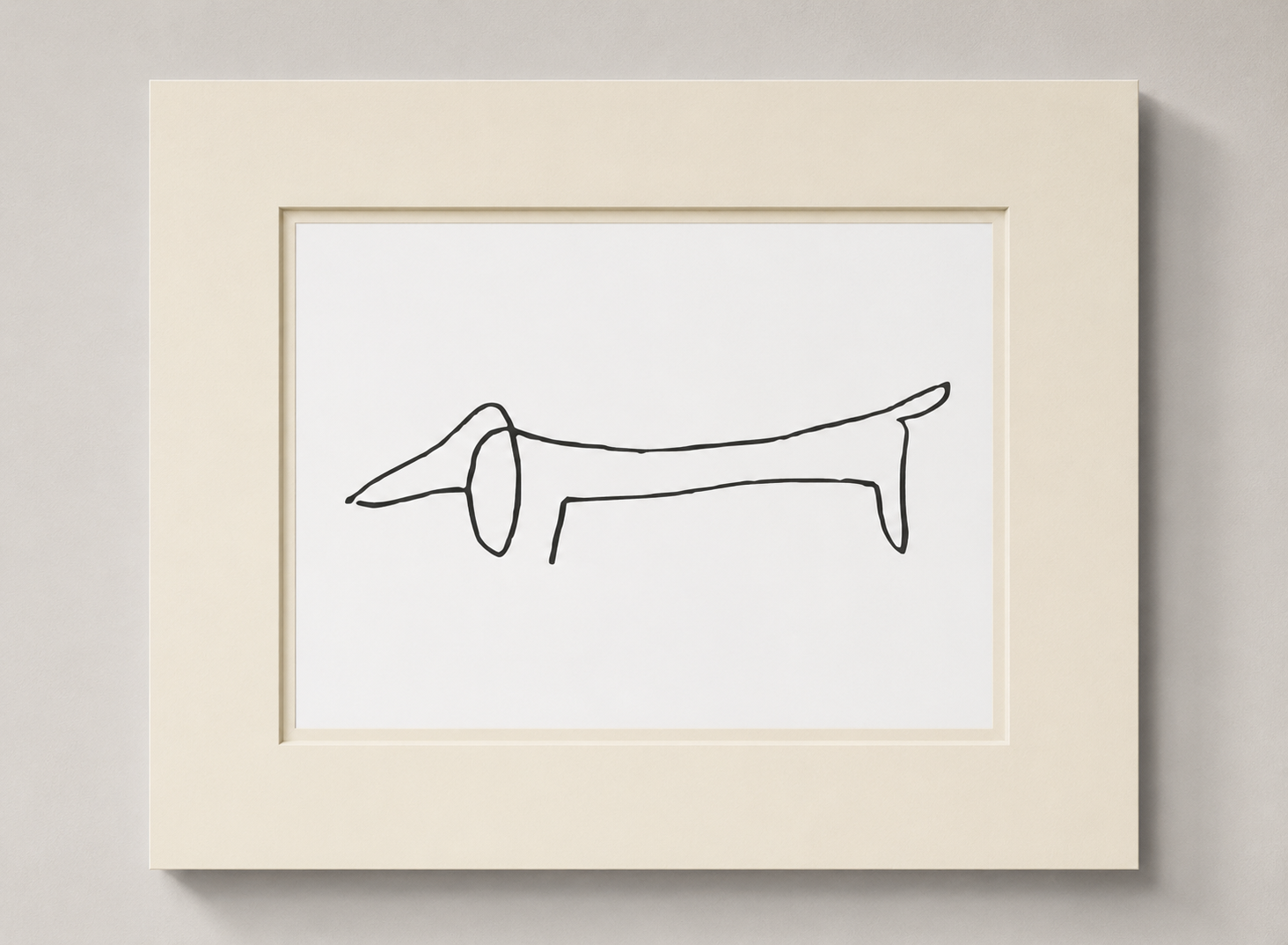 Chien · Animales un solo trazo