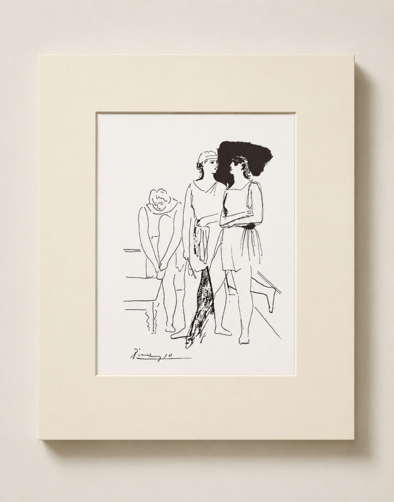 Danseur 3 Jeunes Femmes