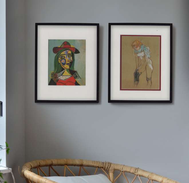 Láminas Picasso en interior